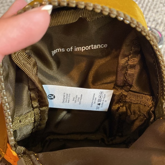 NWOT Lululemon City‎ Adventurer Backpack Nano Clementine/Gold Spice - Picture 5 of 5